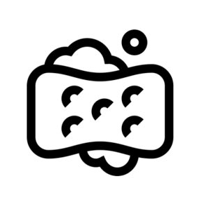 Badebørster, svampe og handsker