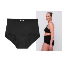 444 Trusser med hj talje og fast-vaskbart indlg