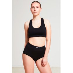 444 Trusser med hj talje og fast-vaskbart indlg