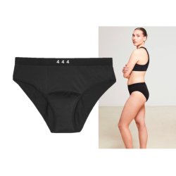 444 Trusser med lav talje og fast-vaskbart indlg