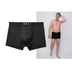 444 Herre boxers med fast-vaskbart indlg