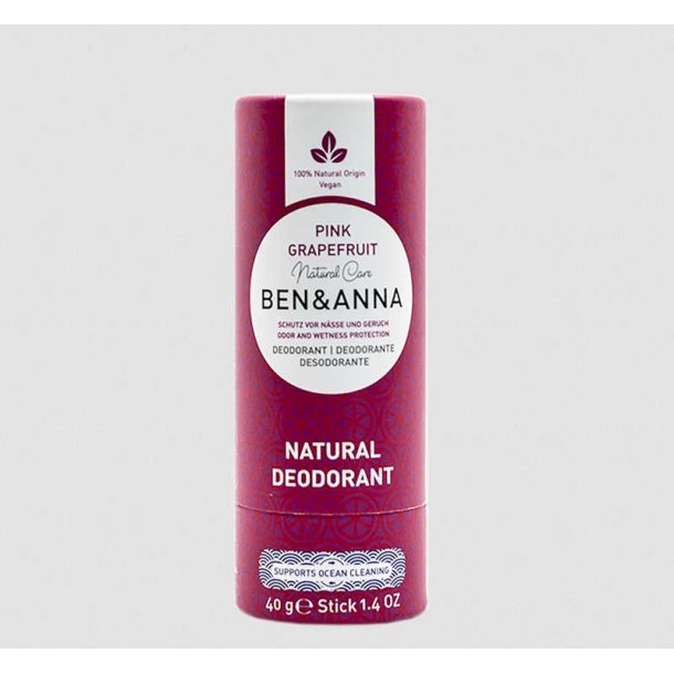 Ben &amp; Anna Deo Stick Pink GrapeFruit - 40 g.