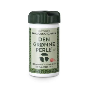 Den Grnne Perle, Organic Chlorella - 360 tabs.