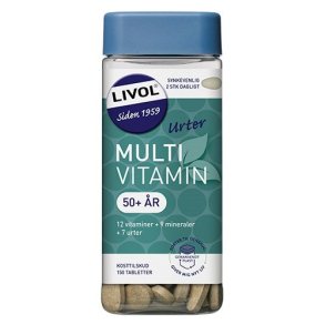 Livol Multivitamin m. Urter 50+ - 150 stk.