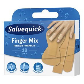 Salvequick Finger Mix Plaster - 18 Stk.