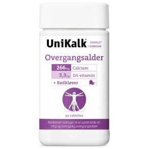 UniKalk Overgangsalder - 90 tab.