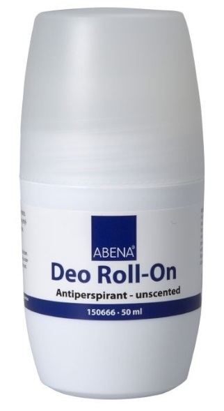 Se Abena Roll-On Deo U. farve og parfume - 50 ml. hos OnlineShoppen365