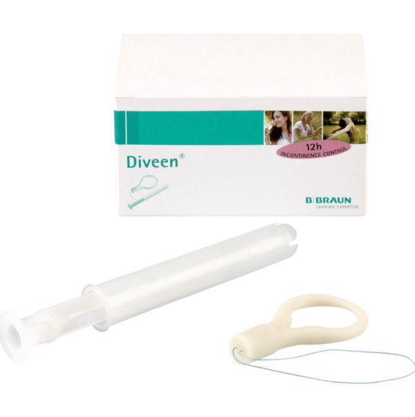 Diveen Vaginaltampon Prøvepakke, 1 stk. Smalle og 1 stk. Medium