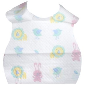 Waterproof Disposable bibs for children 35 cm x 24 cm - 10 pcs.