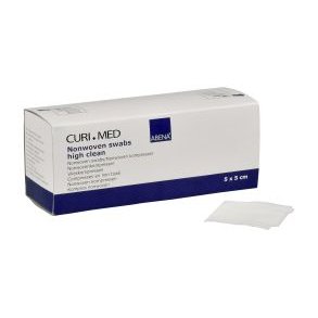 Curi-Med Rene Nonwoven Kompresser 5 x 5 cm. i boks - 150 stk.