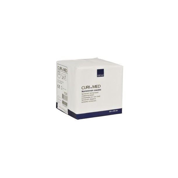 Curi-Med usterile non-woven kompresser 10 x 10 cm. - 100 stk.