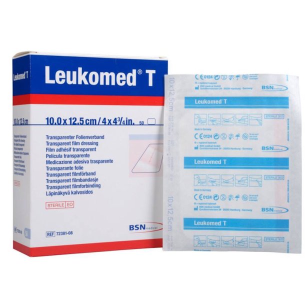 Leukomed T Film Dressing 12.5 x 10 cm, Transparent, Latex-Free, Sterile