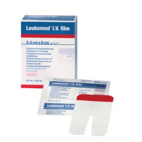 Leukomed IV-Fiksering Plaster, 8x6 cm. Steril - 50 stk.