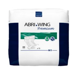 Abri-Wing M1 Premium Blteble med bl farvekode - 15 stk.