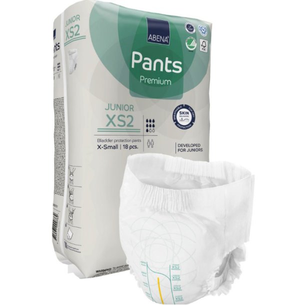 Abena Pants Junior, Premium XS2 Bukseble - 18 stk.