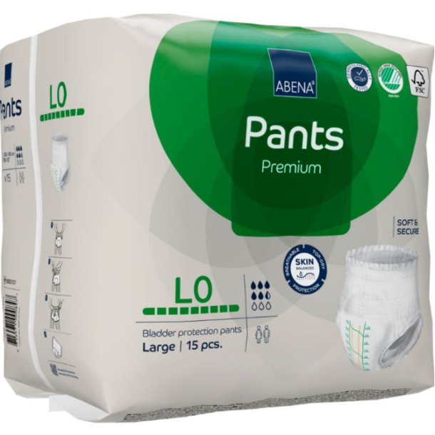 Abena Pants, L0 Premium Bukseble - 15 stk.