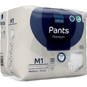 Abena Pants, M1 Premium Diapers - 15 pcs.