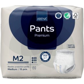 Abena Pants, M2 Premium Diapers - 15 pcs.