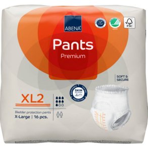 Abena Pants, XL2 Premium Diapers - 16 pcs.