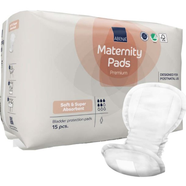 Maternity Pad, Efterfdselsbind - 15 stk.