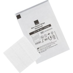 Abena Suturtape 12 mm x 5 cm, hvid, forst�rket, ark � 3 strips, latexfri, steril, engangs - 70 ark.