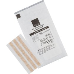 Abena Suturtape 6 mm x 3,8 cm, brun, Fleksibel, ark � 6 strips, latexfri, steril, engangs - 70 ark.