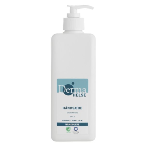 Derma Helse Hndsbe uden parfume og farve - 570 ml. Bedst fr januar 2026