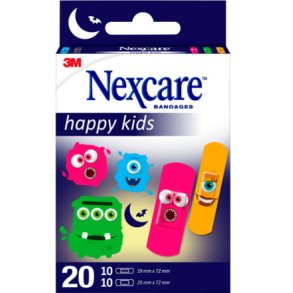 Nexcare Happy Kids Hypoallergenic - 20 pcs. in 2 str.