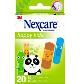 Nexcare Happy Kids Hypoallergenic - 20 pcs. in 2 str.