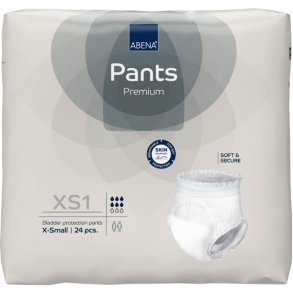 Abena Pants, XS1 Premium Diapers - 24 pcs.