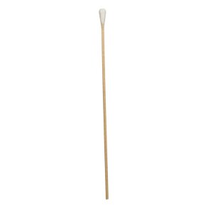 Wooden cotton swabs with cotton at one end, sterile, 15 cm - 2 x 100 pcs.