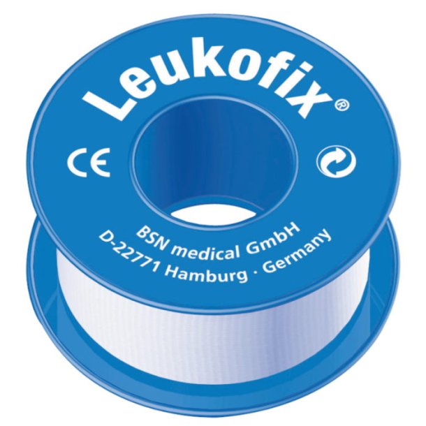 Leukofix Fikseringsplaster 1,25 cm x 9,2 m. - 1 rl.