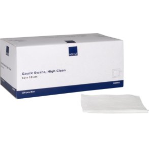 Gaze Kompres, 8-lags, 10x10cm, Cleanbox, Usteril, Engangs - 120 stk.