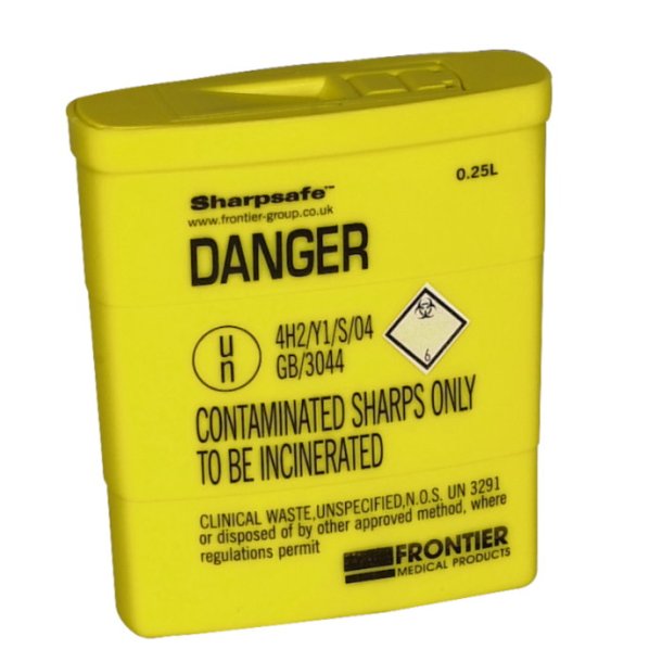 Kanyleboks, Sharpsafe, 200 ml, lommemodel