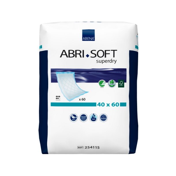 Abri-Soft Engangsunderlag Superdry 60 x 40 cm. - 60 stk.