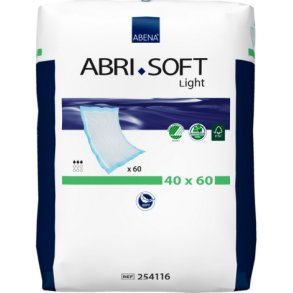 Abri-Soft Engangsunderlag Ligth 40 x 60  cm. - 60 stk.
