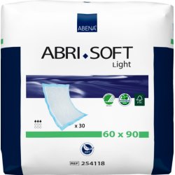 Abri-Soft Engangsunderlag Light 60 x 90 cm. - 30 stk.