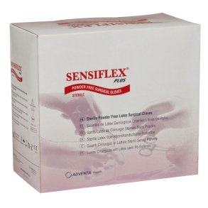 Sensiflex Plus Operationshandske, latex, pudderfri, Str. 6,5 - 50 par