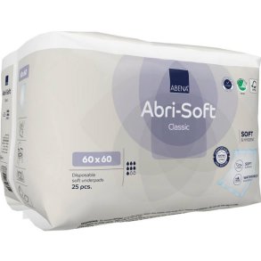 Abena Abri-Soft Engangsunderlag, Classic 60 x 60 cm - 25 stk.