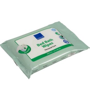 Abena Sengebadsserviet 20 x 23 cm, U. farve og parfume - 8 stk.