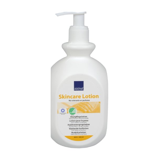 Abena Hudlotion U. Parfume og Farve, 14 % fed - 500 ml.
