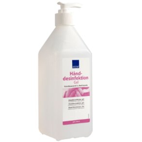 Hnddesinfektion Gel med pumpe, 85% ethanol - 600 ml
