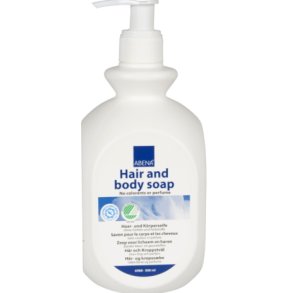 Abena Hr og Bodyshampoo uden Farve og Parfume - 500 ml.