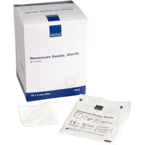 Abena sterile non-woven kompresser 5 x 5 cm.- 50 x 2 stk.