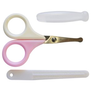 Oopsy Nail scissors, pink-white