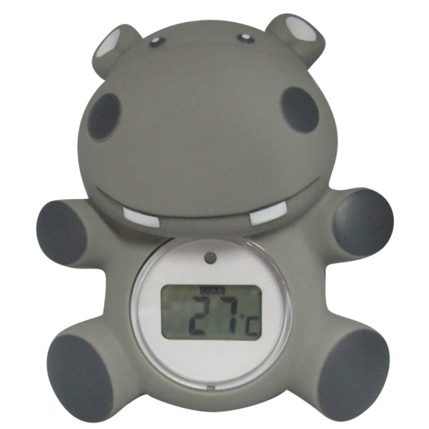 Oopsy Digital Bade og Rum Termometer Flodhest