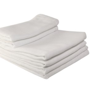 Oopsy Hvide Stofbleer 70 x 70 cm. - 5 stk.