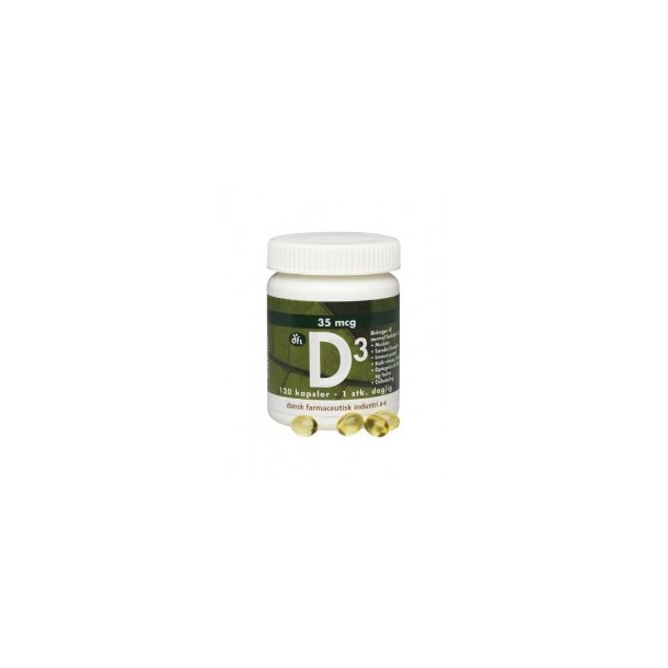 D3-vitamin 35 mcg - 120 Kapsler