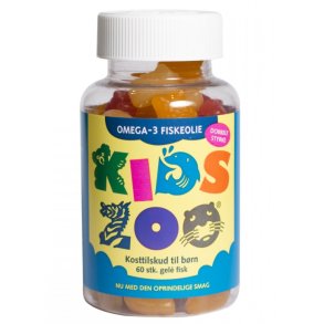 Kids Zoo Omega-3 Fisk - 60 stk.