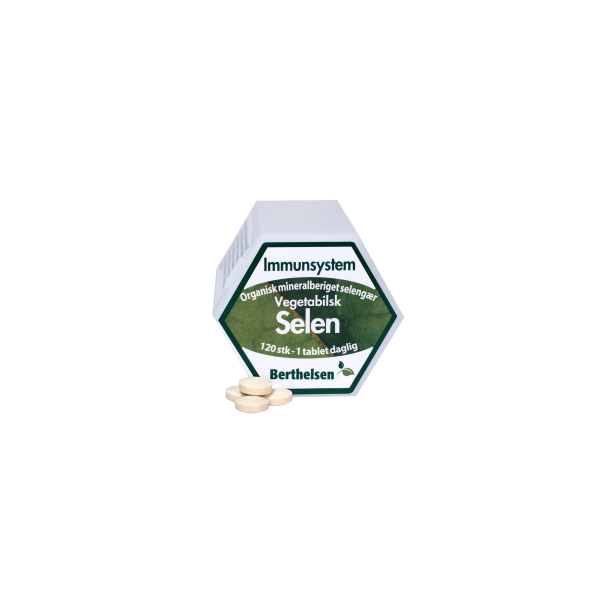 Berthelsen Vegetabilsk Selen 100 mcg - 120 stk.